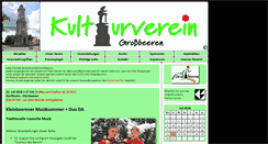 Desktop Screenshot of kulturverein-grossbeeren.de